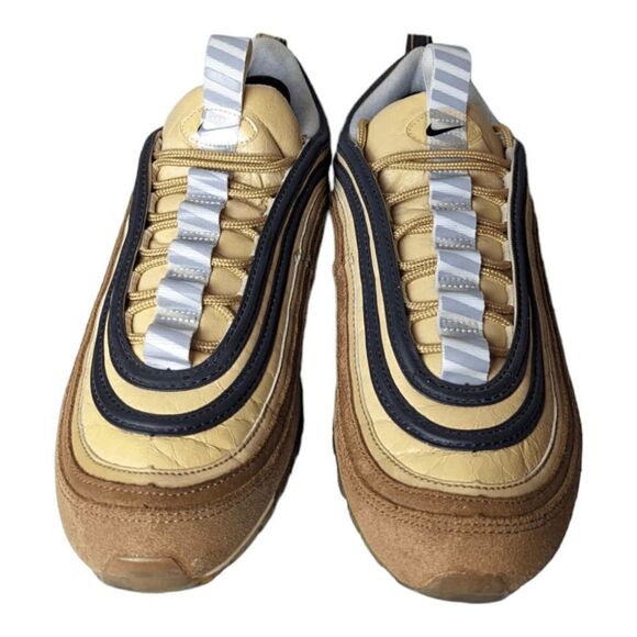 NIKE Air Max 97 'Shipping Box Ale Brown' Sneakers Size 8.5 - Picture 4 of 9